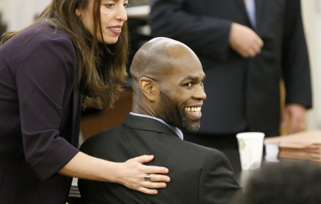 John Nolley, the man behind bars for close to 19 years for the murder of a Bedford, Texas, woman was released on Tuesday May 17, 2016. (Photo by Ron Jenkins)