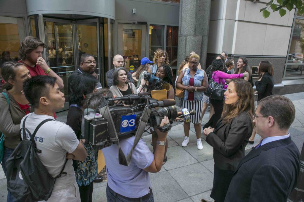 Nina Morrison with media_Kevin Monko